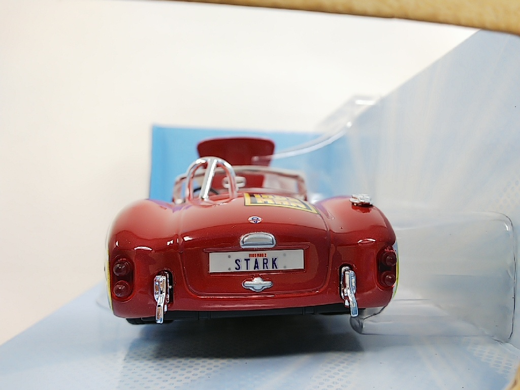 ■Maistoマイスト IRON MAN2 1/24 MARK Ⅵ (1965 Shelby Cobra 427) アイアンマン シェルビーコブラ ダイキャストミニカー_画像3