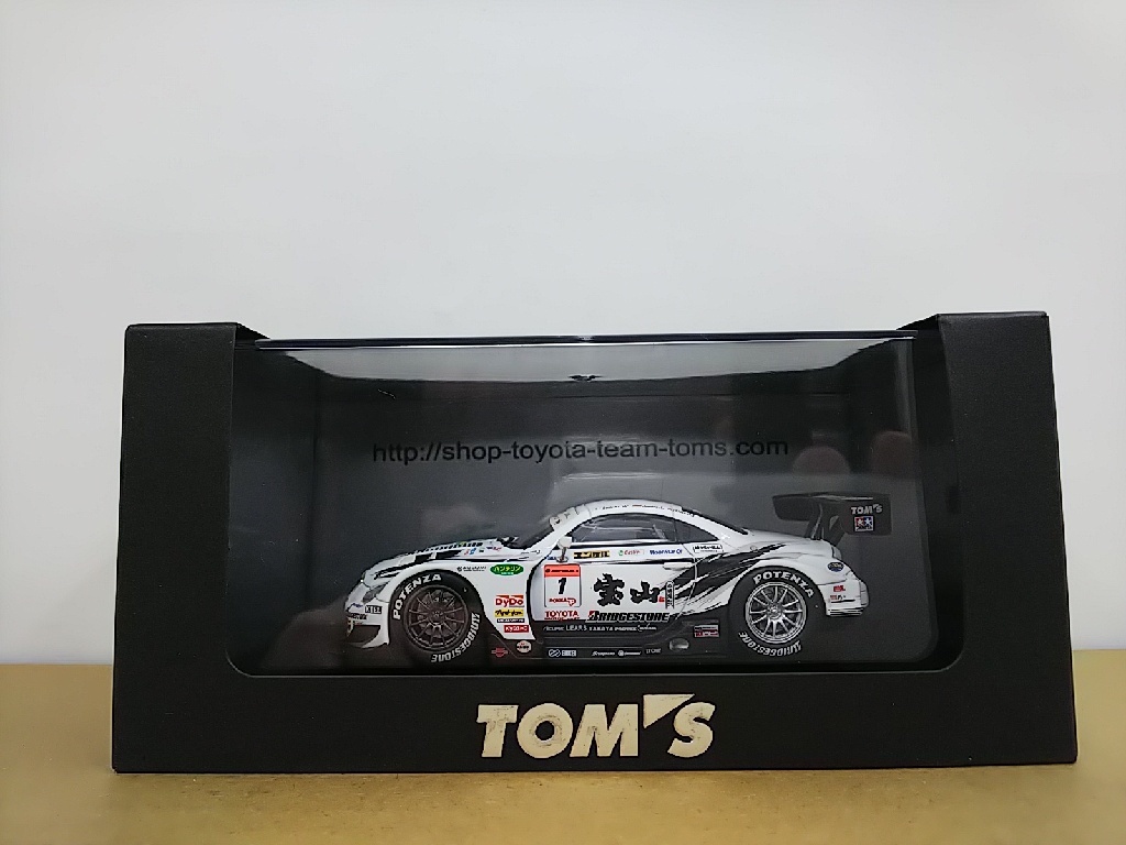 ■ EBBROエブロ 1/43 2007 SUPER GT HOUZAN TOM’S SC430 SUZUKA 1000km WINNER トムス宝山鈴鹿チャンピオンカー レーシングモデルミニカー_画像6