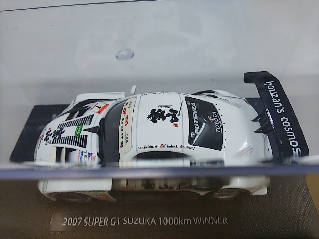 ■ EBBROエブロ 1/43 2007 SUPER GT HOUZAN TOM’S SC430 SUZUKA 1000km WINNER トムス宝山鈴鹿チャンピオンカー レーシングモデルミニカー_画像5