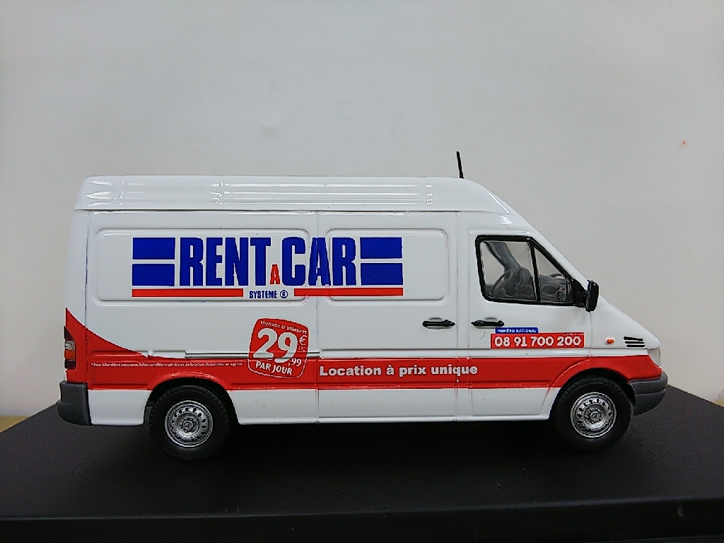 ■ ELIGORエリゴール 1/43 MERCEDES SPRINTER Rent A Car #113078 メルセデスベンツ・スプリンター レンタカー モデルミニカー_画像4