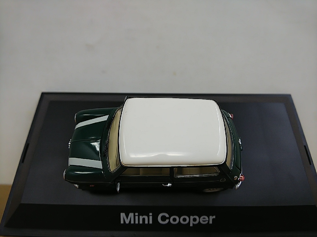 ■ Schucoシュコー製 1/43 MINI COOPER グリーン×ホワイト ミニクーパー モデルミニカー_画像5