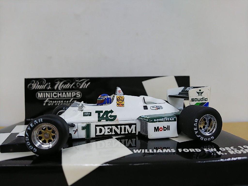 ■ PMA MINICHAMPSミニチャンプス 1/43 WILLIAMS FORD FW 08C 1983 K.ROSBERG フォード ケケ・ロズベルグ レーシングモデルミニカー_画像1