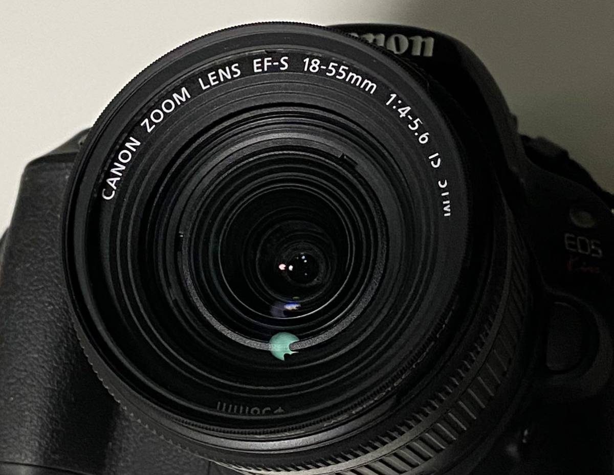 【稼働品】CANON EOS KISS X9 + EF 15-55mm F1:4-5.6 IS STM キヤノン デジタル一眼レフカメラ　1円〜_画像3