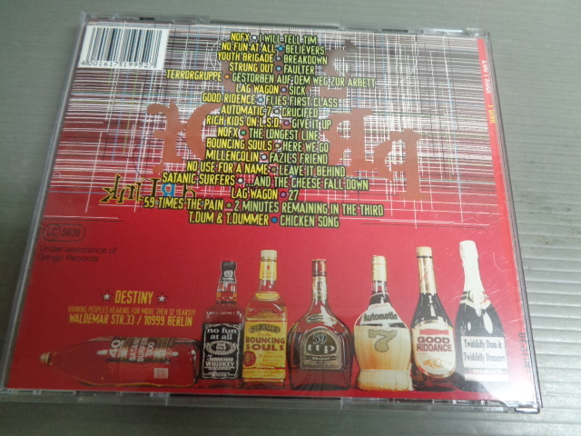 *V.A./200 PROOF PUNK★CD NOFX. NO FUN AT ALL. YOUTH BRIGADE. STRING OUT. TERRORGROPPE. LAG WAGON.AUTOMATIC7. 他_画像2