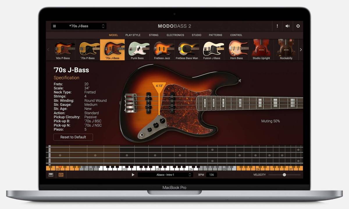 数量限定 最も高音質なベース音源 MODO Bass '70s J-Bass IK Multimedia DTM 未使用正規品 ボカロ_画像2