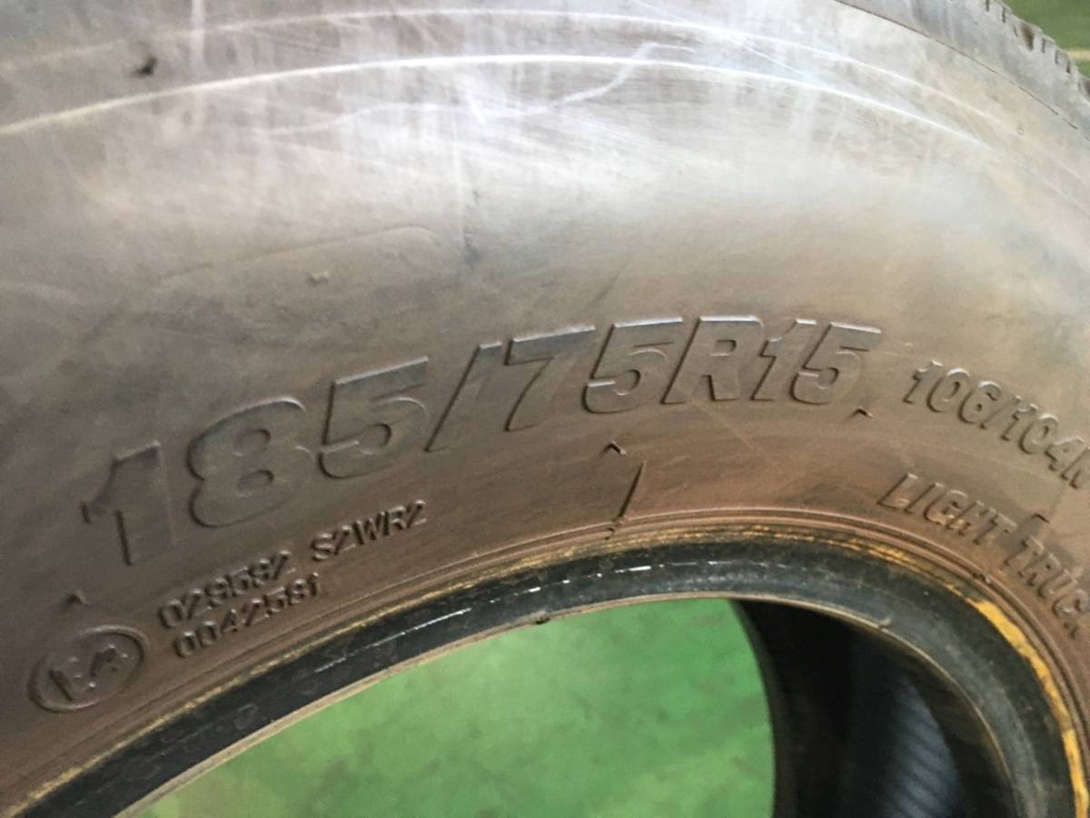 s026-4-1 ☆185/85R15 BS デュラビスR207 中古1本！ 2022年製 残溝7ｍｍ ブリヂストン♪♪ K30_画像6