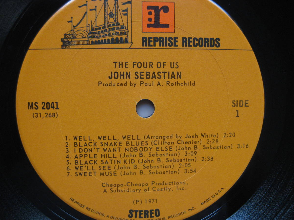 LP JOHN SEBASTIAN ジョン・セバスチャン THE FOUR OF USの画像4