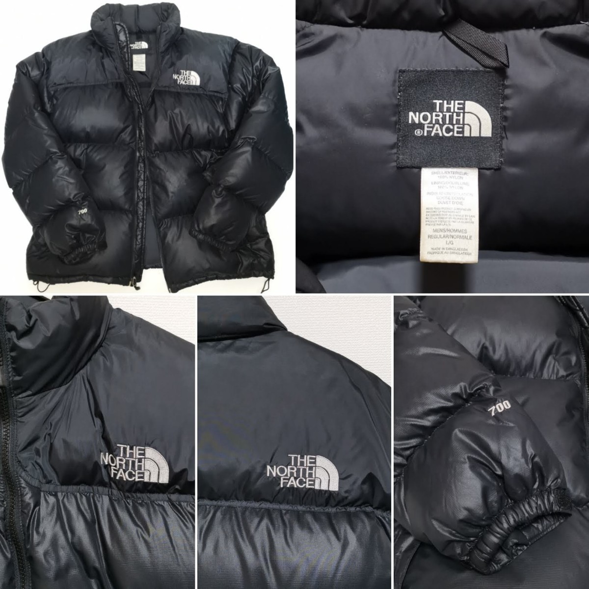 即決 L 90s ノースフェイス THE NORTH FACE 700 ヌプシ ダウン 即決 L 90s ノースフェイス THE NORTH FACE 700 ヌプシ ダウン
