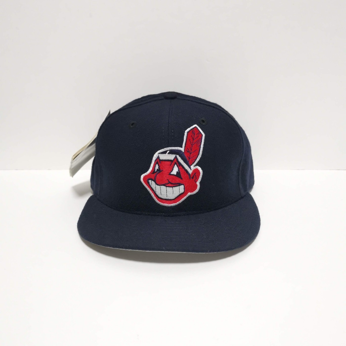 ニューエラ インディアンス ブレーブス 即決 90s 7 3/8 Indians インディアンス CAP ニューエラ NEWERA