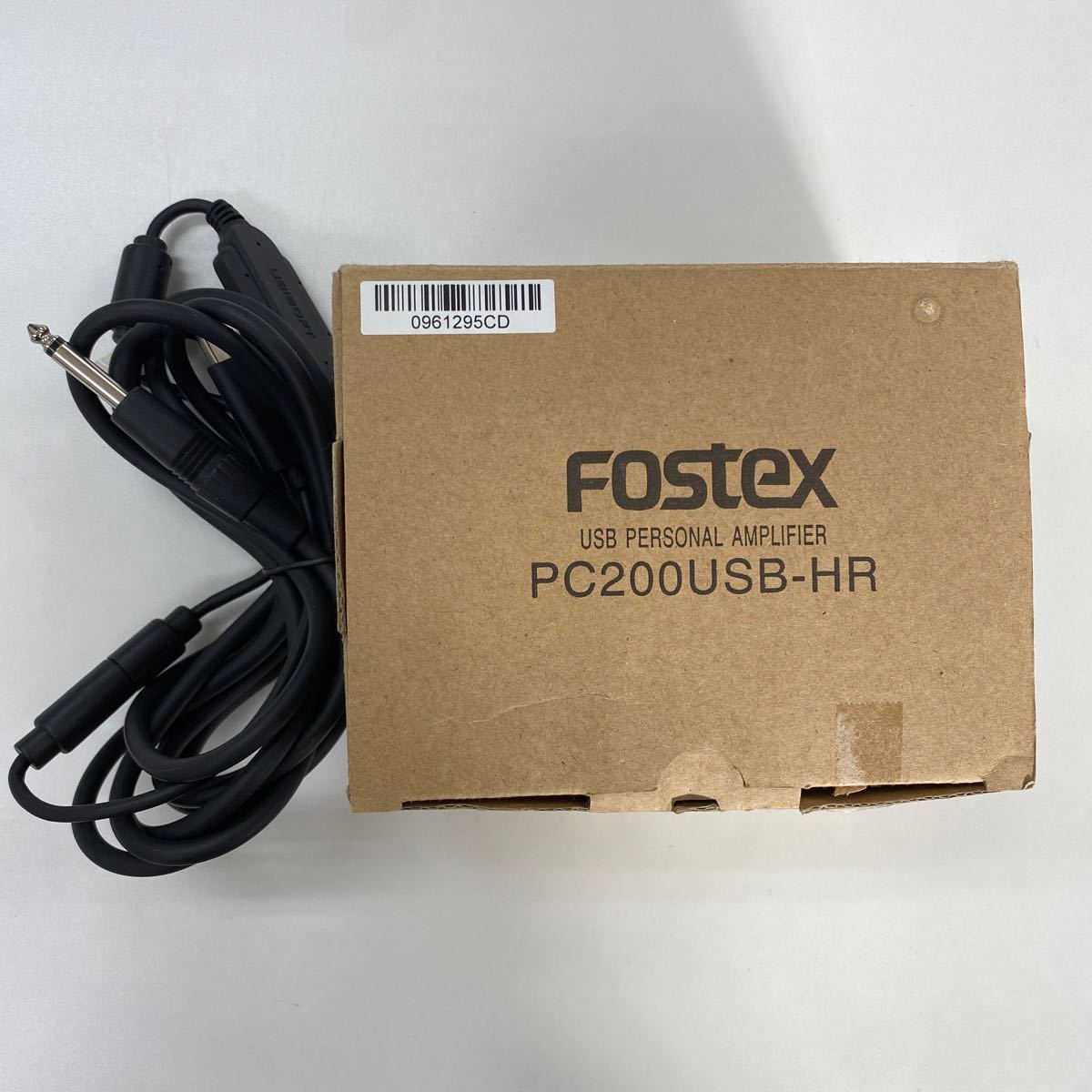 A0480 中古品 FOSTEX PC 200USB-HR DAC内蔵 USB パーソナルアンプ 通電確認済み_画像4