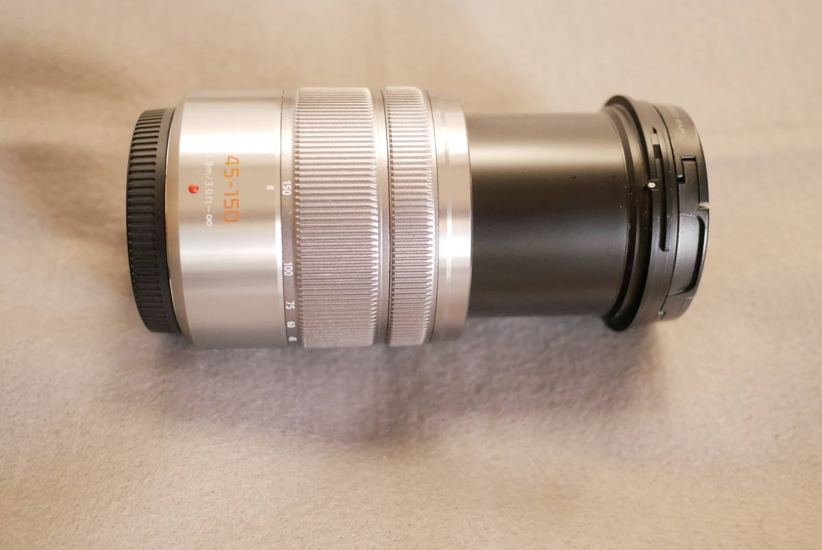 パナソニック　H-FS45150 LUMIX G VARIO 45-150mm F4-5.6 MEGA O.I.S シルバー　美品_画像5