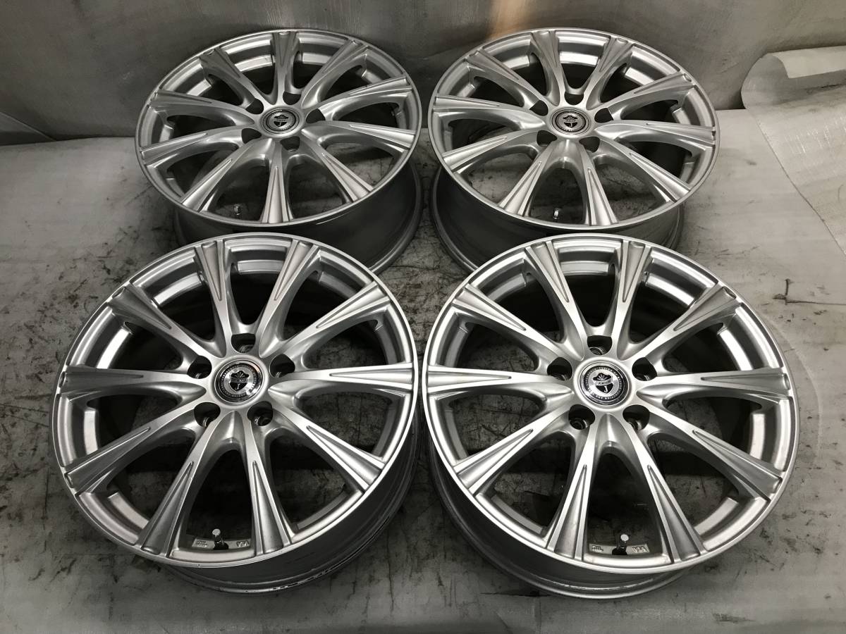 Weds JOKER ウェッズ ジョーカー 17インチ 17×7J ET48 PCD 114.3 5H アルミホイール 中古 プリウス ノア ヴォクシー カムリ オデッセイ 等_画像1