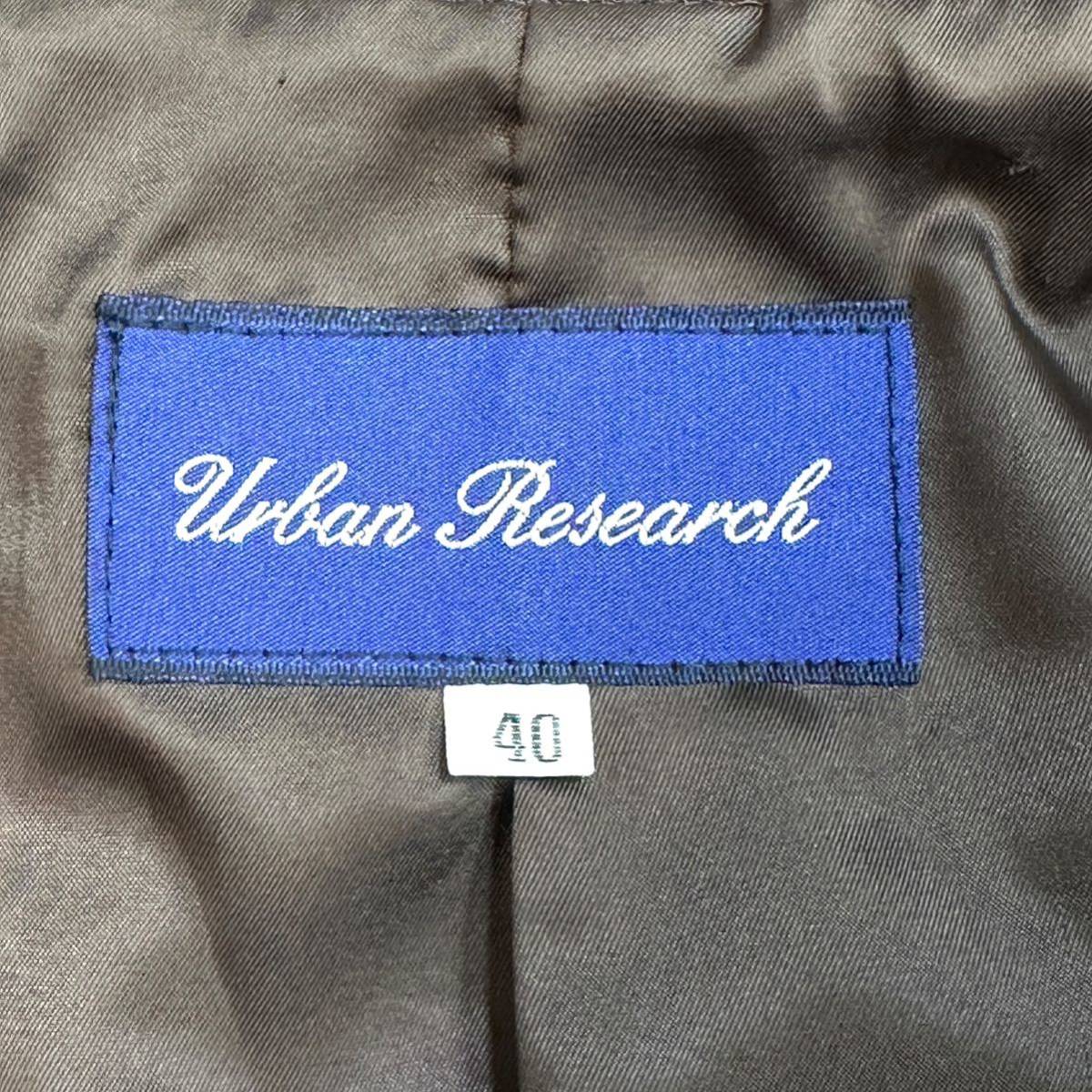 アーバンリサーチ 【大人の風格！】 URBAN RESEARCH ラムレザー レザージャケット 40 Lサイズ ダブル ライダース 羊革 本革 ブラウン 茶色_画像9