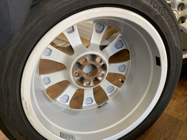 §LEXUS GS純正 17X7.5J+45 114.3-5H デシベル 225/50R17(225/50-17)レクサス GS/RC/HS トヨタ マジェスタ/エスティマ/プリウスα/カムリ_画像8