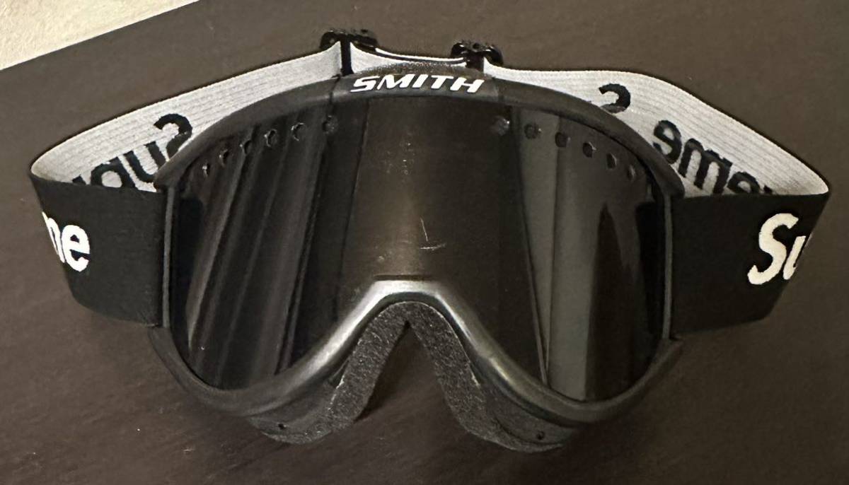 中古 Supreme Smith Cariboo OTG Goggle シュプリーム スミス ゴーグル スノーボード BLACK ブラック 15AW_画像1