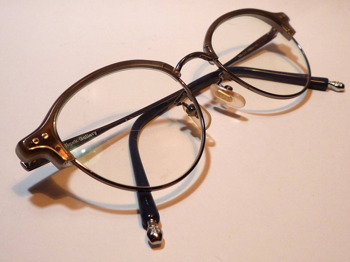 40090 BGS/Black Gallery Spectacles ブラックギャラリースペクタクル ボストン型 眼鏡フレーム_画像8