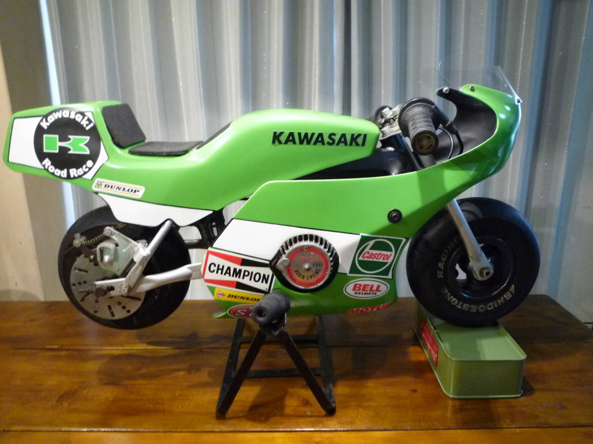 40121 ポケバイ ROLAND Dandy ローランド ダンディ ロビンエンジン Kawasaki カワサキ レーサー 日本製 国産 旧車 日本ライフ 当時物_画像9