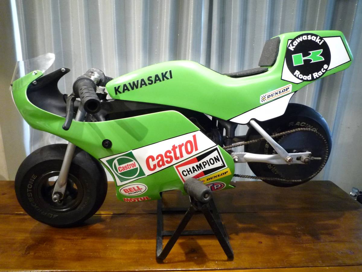 40121 ポケバイ ROLAND Dandy ローランド ダンディ ロビンエンジン Kawasaki カワサキ レーサー 日本製 国産 旧車 日本ライフ 当時物の画像8