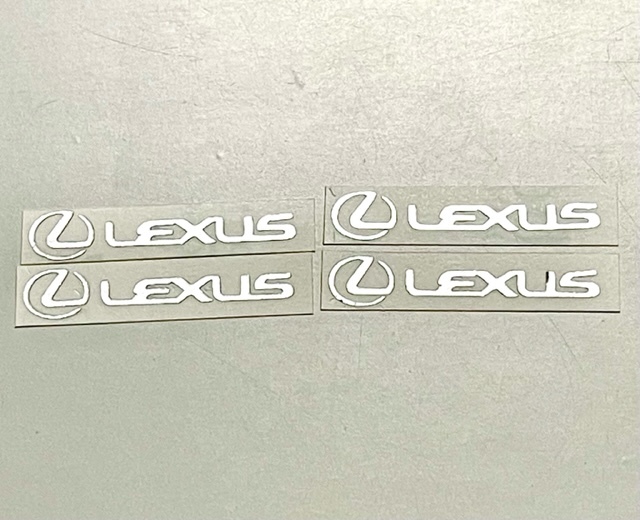 LEXUS Lexus ветровик двери стикер серебряный 4 шт. комплект интерьер мобильный др. различный разрезные наклейки 4 шт. комплект 