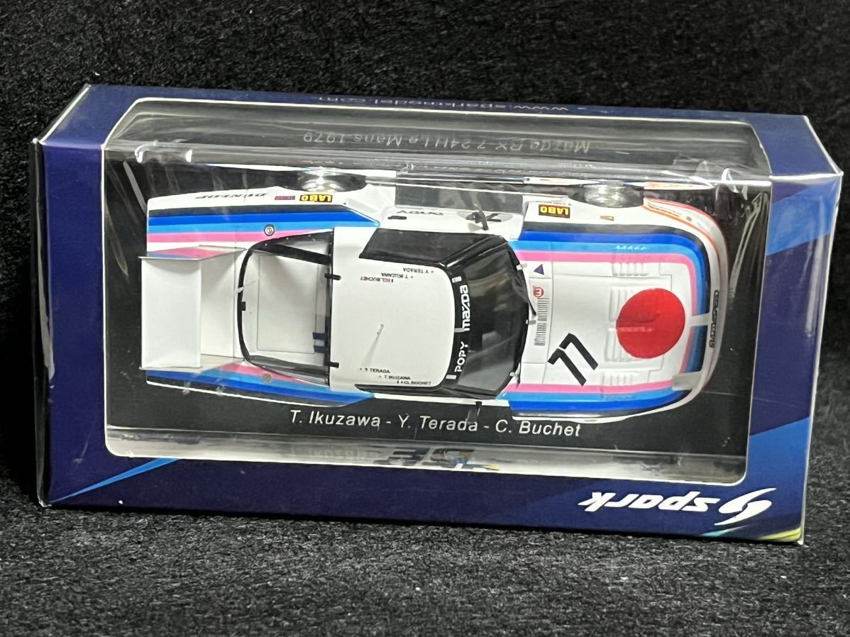 spark 1/43 Mazda RX-7 No.77 Le Mans 1979 T. Ikuzawa_Y. Terada_C. Buchet S9471の画像6