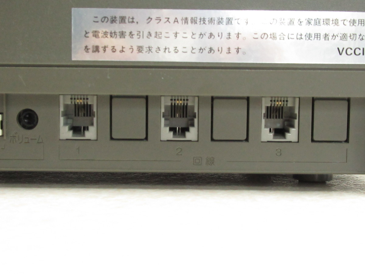 ▲Ω XD2 3074 保証有 NTT 3回線自動応答装置 (30M) AT-D39SⅡ 取説付 ・祝10000！取引突破！_画像6