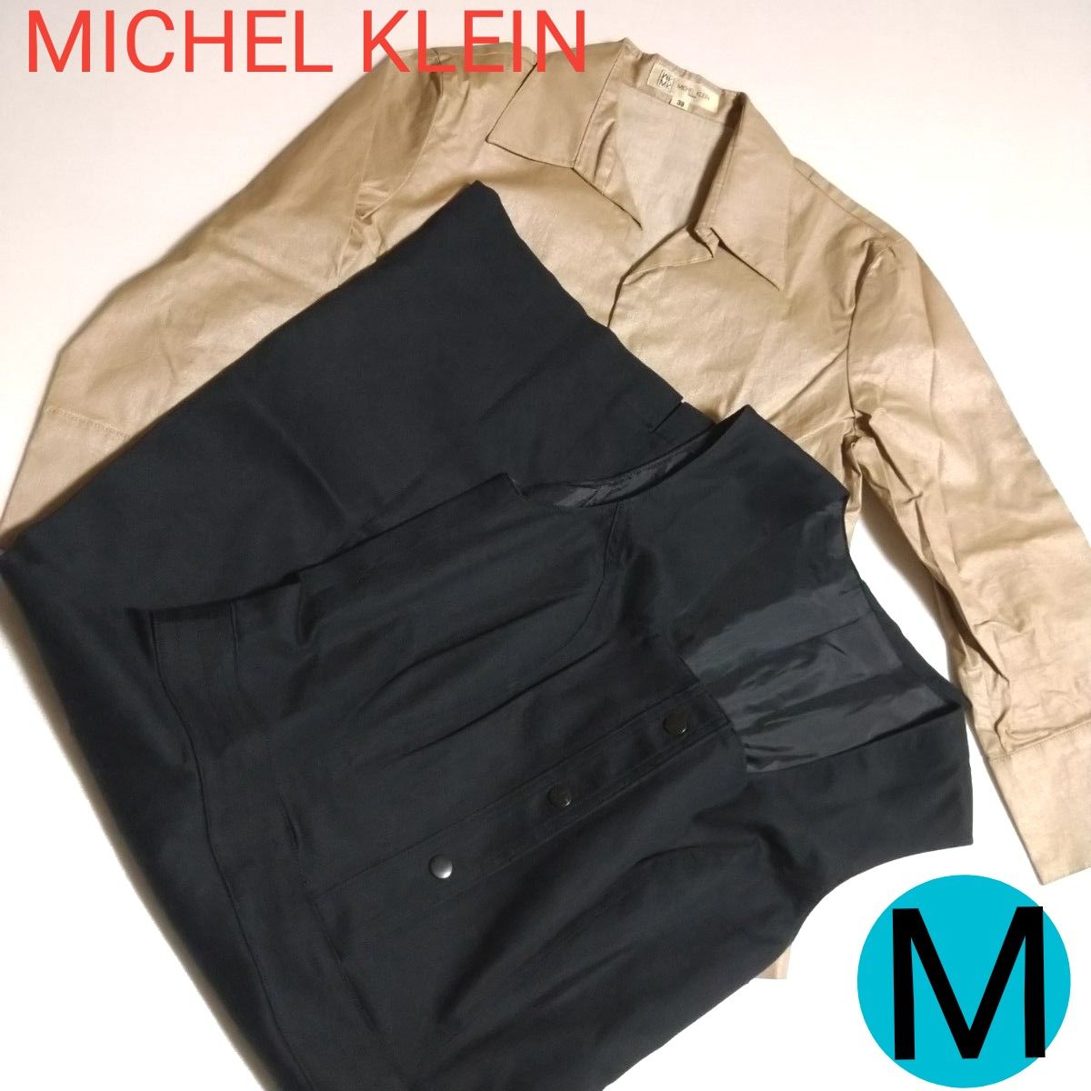 USED★MICHEL KLEIN・MK・ミッシェルクラン★レディースワンピース★ジャケット★上下セット・まとめ売り・M