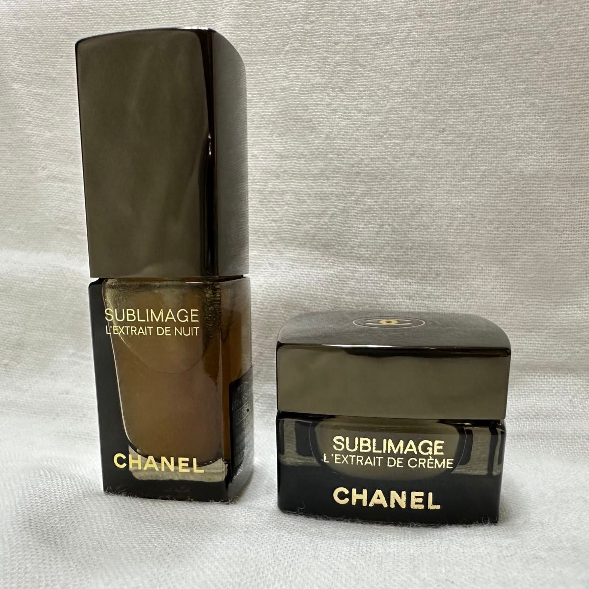 CHANEL シャネル サブリマージュ レクストレ デュオ サンプル コンサントレ クレーム 夜用美容液 クリーム 新品未使用♪