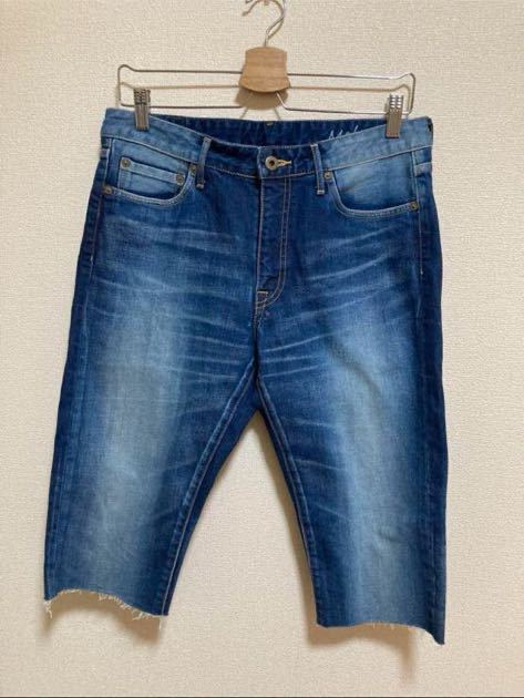 試着程度！JAPAN BLUE JEAN ショートパンツ デニム Sサイズ_画像1