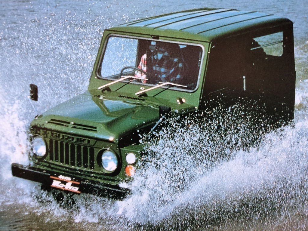 スズキ ジムニー 55 / 8 エイト 幌 メタルドア バン 1970年代 当時物カタログ !! ☆ SUZUKI JIMNY SJ10 SJ20 国産車 絶版 旧車カタログの画像9