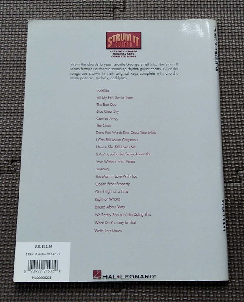 ジョージ・ストレイト コード譜★The Best of George Strait ギター ストレート カントリー ブルーグラス Strum Itの画像2