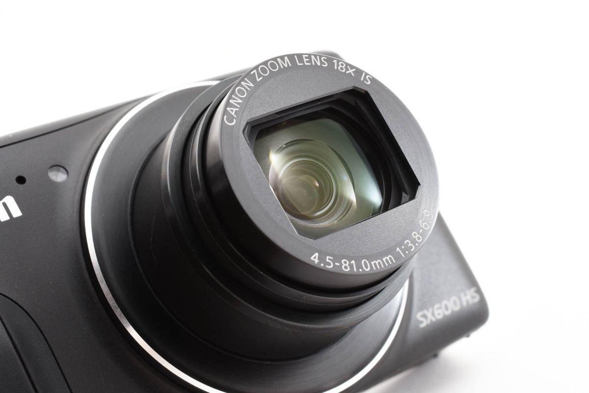 ★人気のコンデジ★Canon デジタルカメラ Power Shot SX600 HS ブラック 光学18倍ズーム PSSX600HS　コンパクトデジタル_画像8