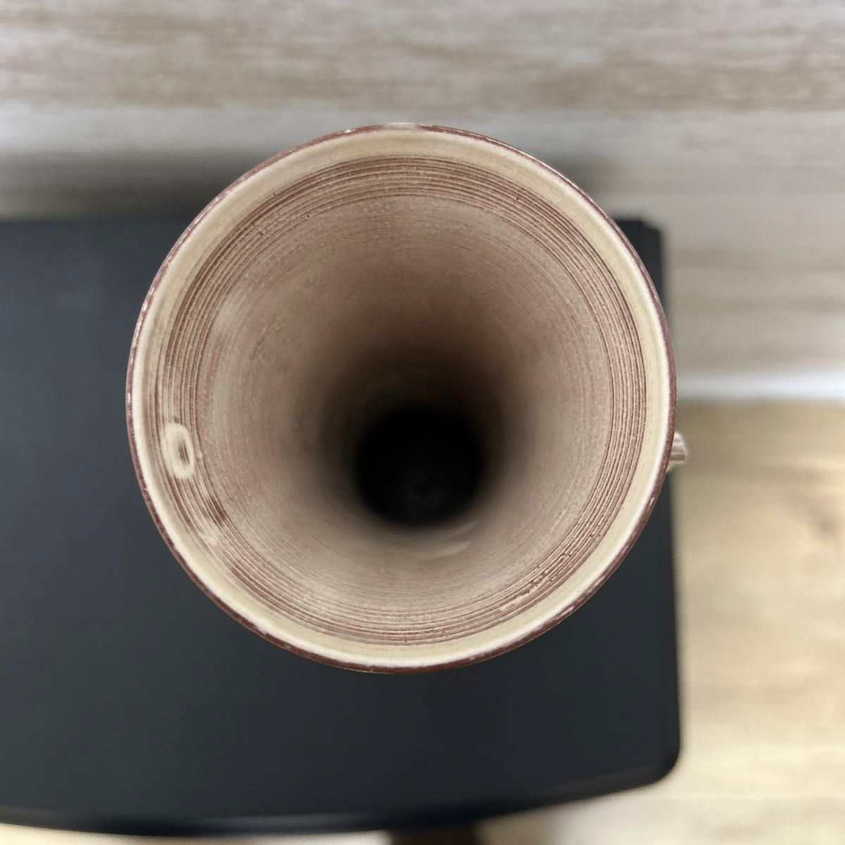 希少品 森里陶楽 森里秀夫 陶楽 紫三島 耳付花瓶 花入 三島手 希少品 森里陶楽 森里秀夫 陶楽 紫三島 耳付花瓶 花入 三島手