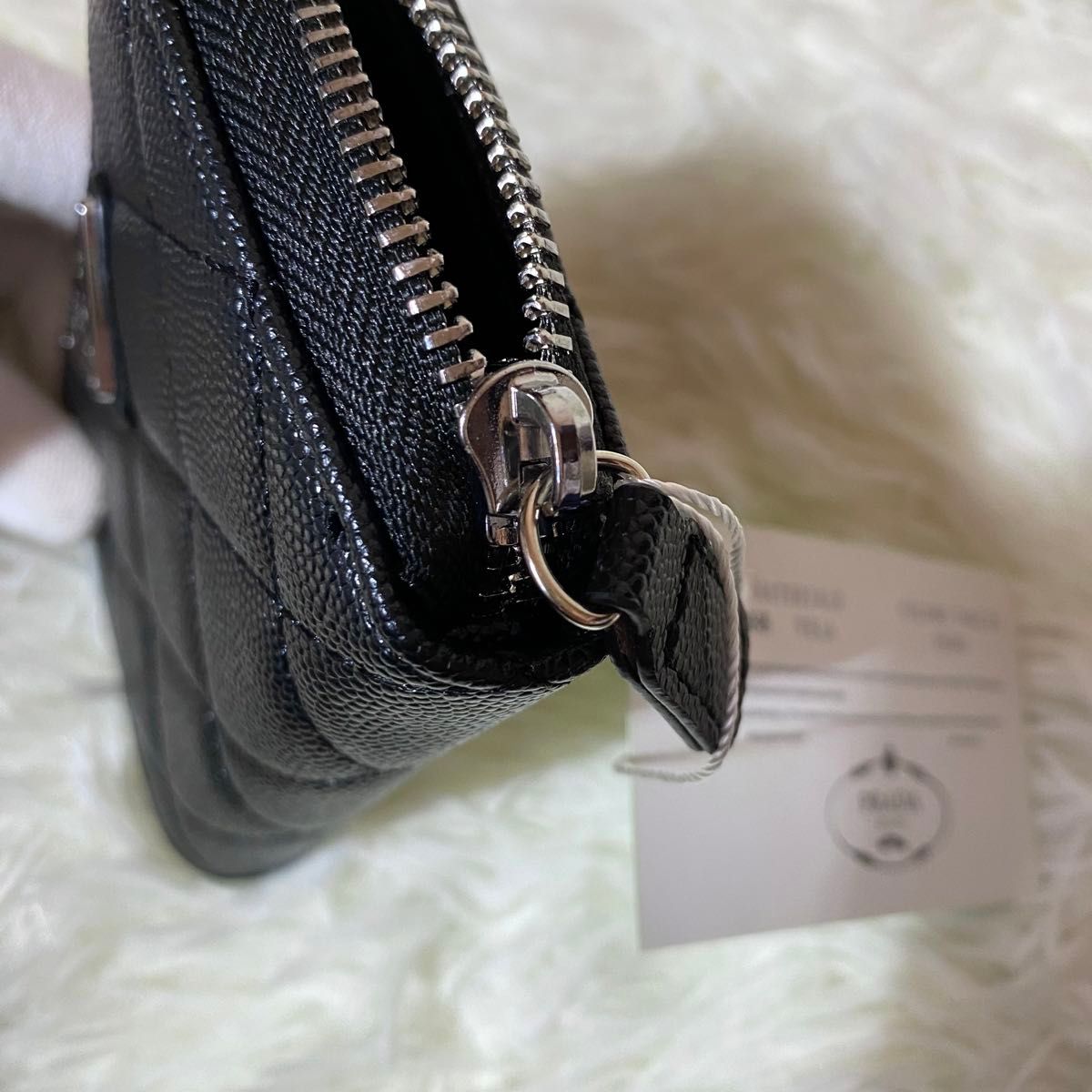未使用】PRADA プラダ コインケース ファスナー 銭入れ 財布 未使用】PRADA プラダ コインケース ファスナー 銭入れ 財布