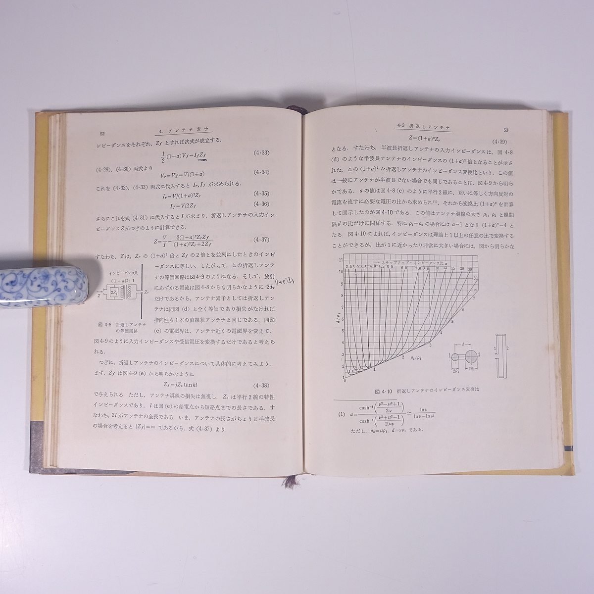 アンテナ・電波伝搬 虫明康人 電子通信学会大学講座18 コロナ社 1973 単行本 物理学 工学 工業 電磁気学 ※書込あり_画像9