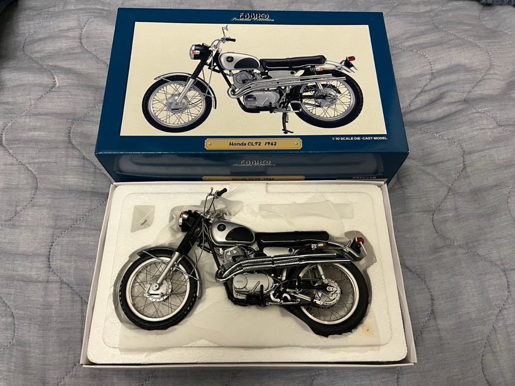 新品,アウトレット品,EBBRO/エブロ 1/10 Honda CL72 1962(BLACK/SILVER)/ホンダ/バイクの画像1