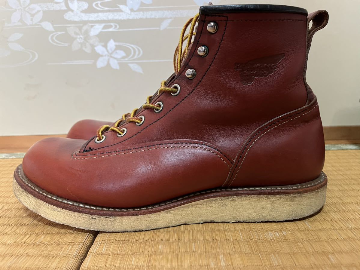 レッドウィング アイリッシュセッター プレーントゥ 赤茶 REDWING 2907 サイズ7.5インチ_画像2