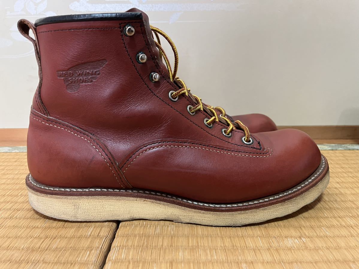 レッドウィング アイリッシュセッター プレーントゥ 赤茶 REDWING 2907 サイズ7.5インチ_画像3