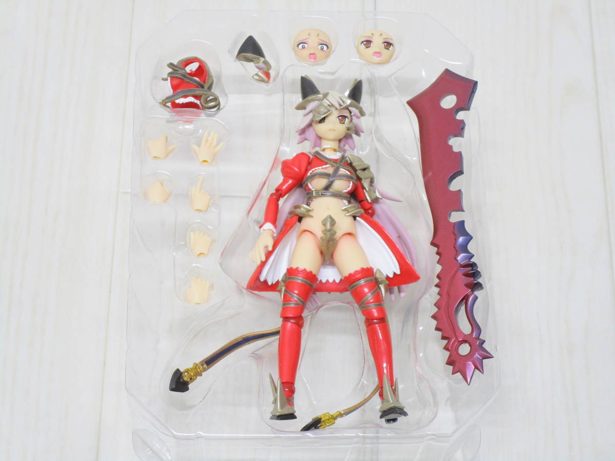 【欠品有】HO-586◆ホビージャパン クイーンズブレイド リベリオン 召喚士アルドラ リボルテック 逢魔の女王アルドラ付 限定版 フィギュア_画像2