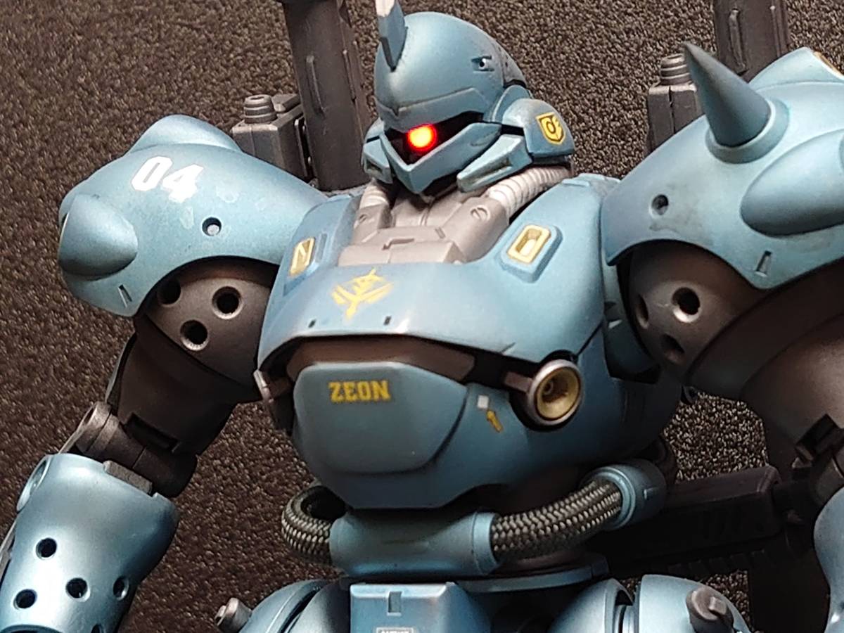 セール(SALE)開催中!ファッション通販 1/100 バンダイMG MS-18E 全塗装 1/100 ケンプファー KMPFER 完成品