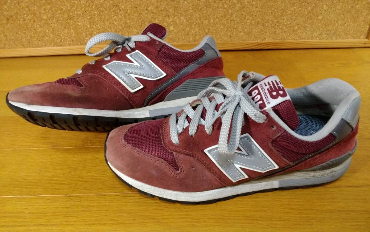 new balance 996 ニューバランス スニーカー 24cm えんじ 送料1000円～_画像5