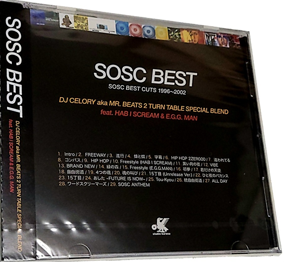 希少 未開封 MIX CD DJ CELORY / SOSC SOUL SCREAM BEST★舐達麻 DEV LARGE ZORN PUNPEE BAD HOP 呂布カルマ KANDYTOWN MURO KIYO KOCO _画像2