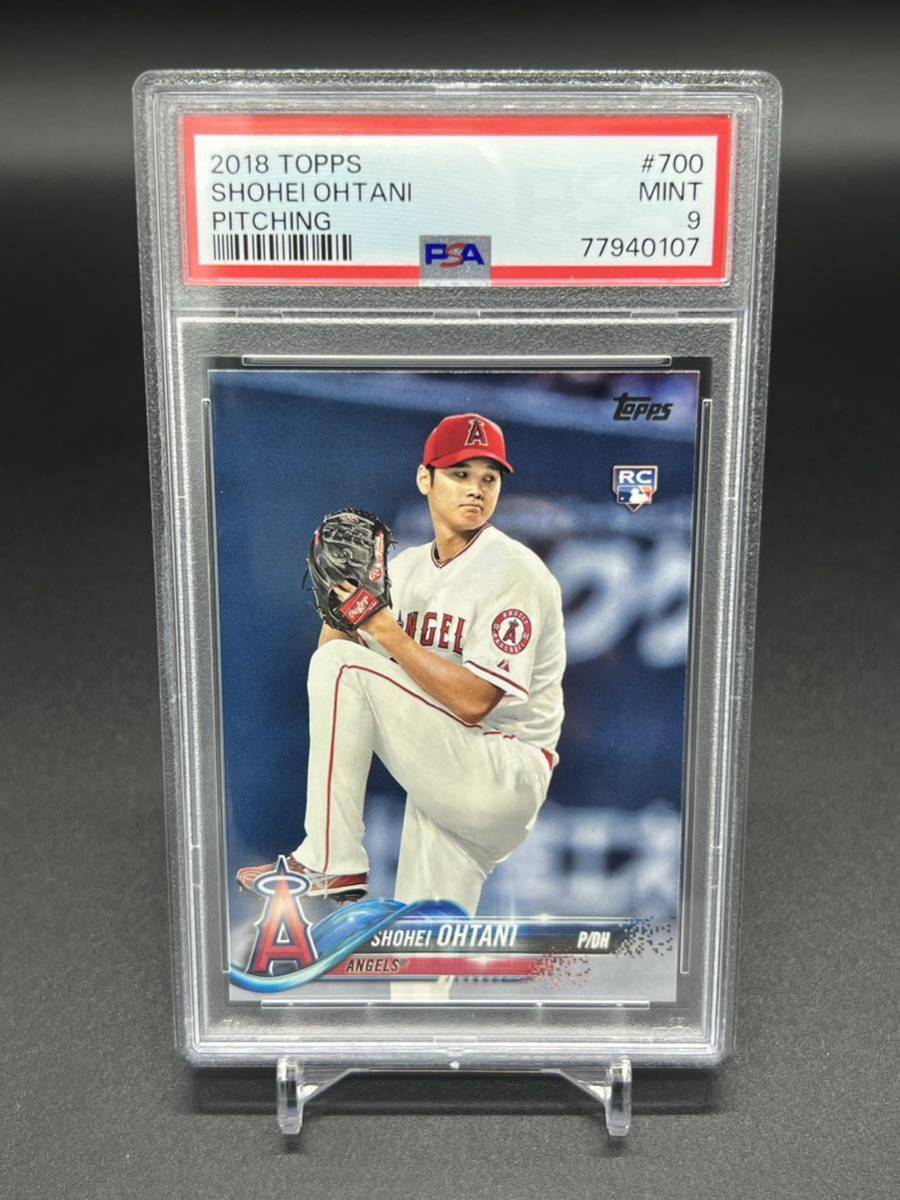 PSA9 2018 Topps Series 2 Shohei Ohtani 大谷翔平 #700 鑑定済み RC Rookie Dodgers Angels MLB ドジャース エンゼルス WBC 日本代表_画像1