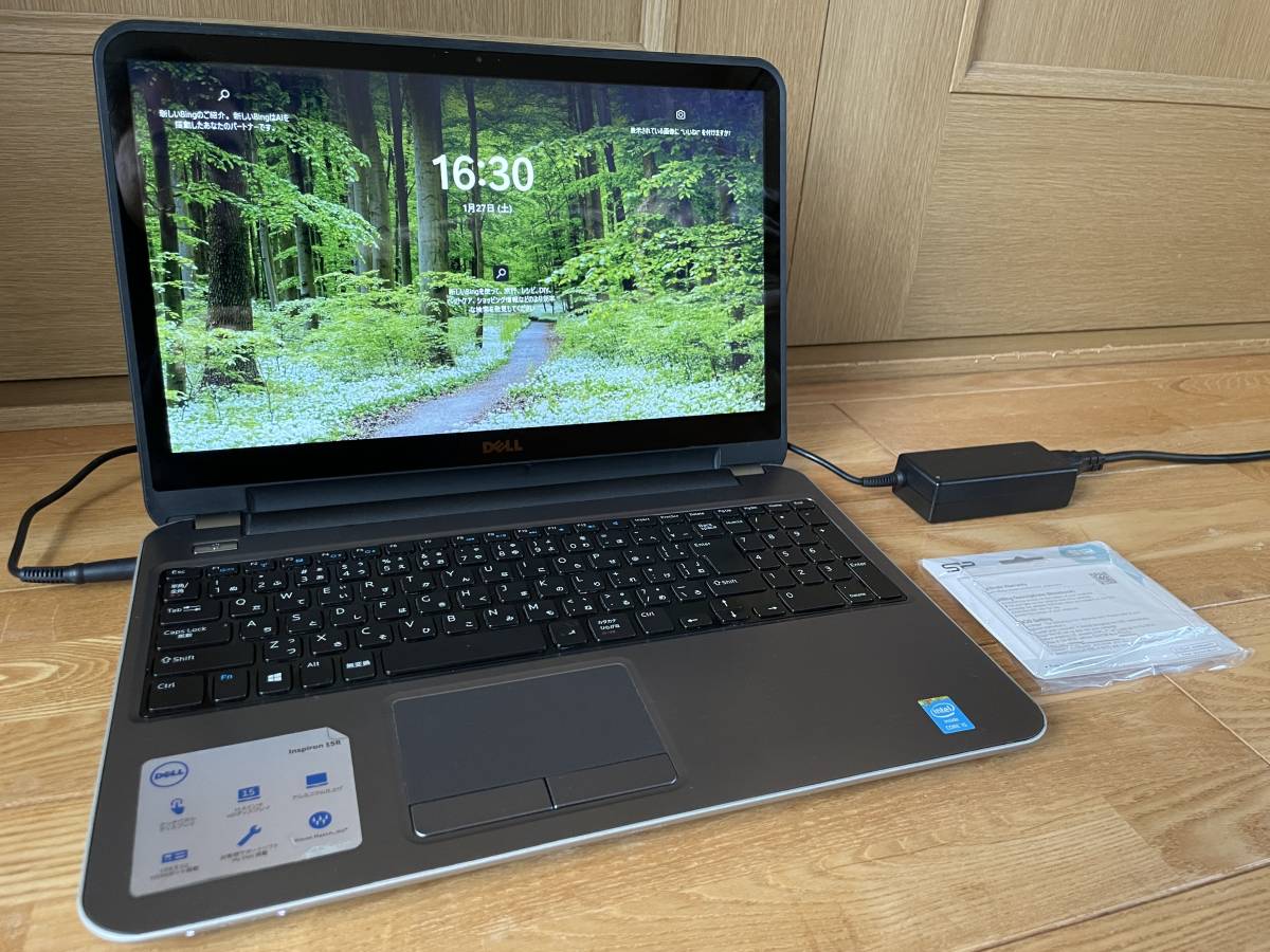新品Ssd512g 3年保証 /15.6型ノートパソコン Dell INSPIRON 15 グレイ★中古動作品 i5 8Gメモリ 無線 Win11home Office2021即使用可!