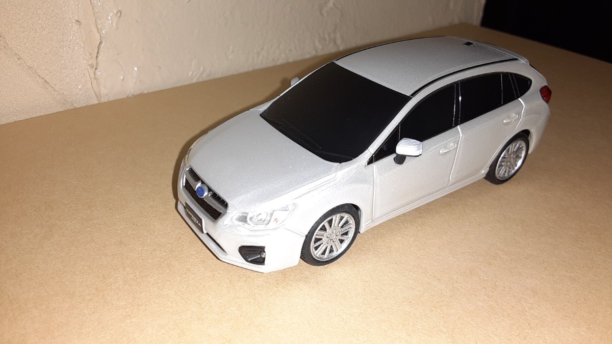 ミニカー　1/40 スバル　インプレッサスポーツ　IMPREZA 　プルバックカー　非売品　ホワイトパール　カラーサンプル _画像7