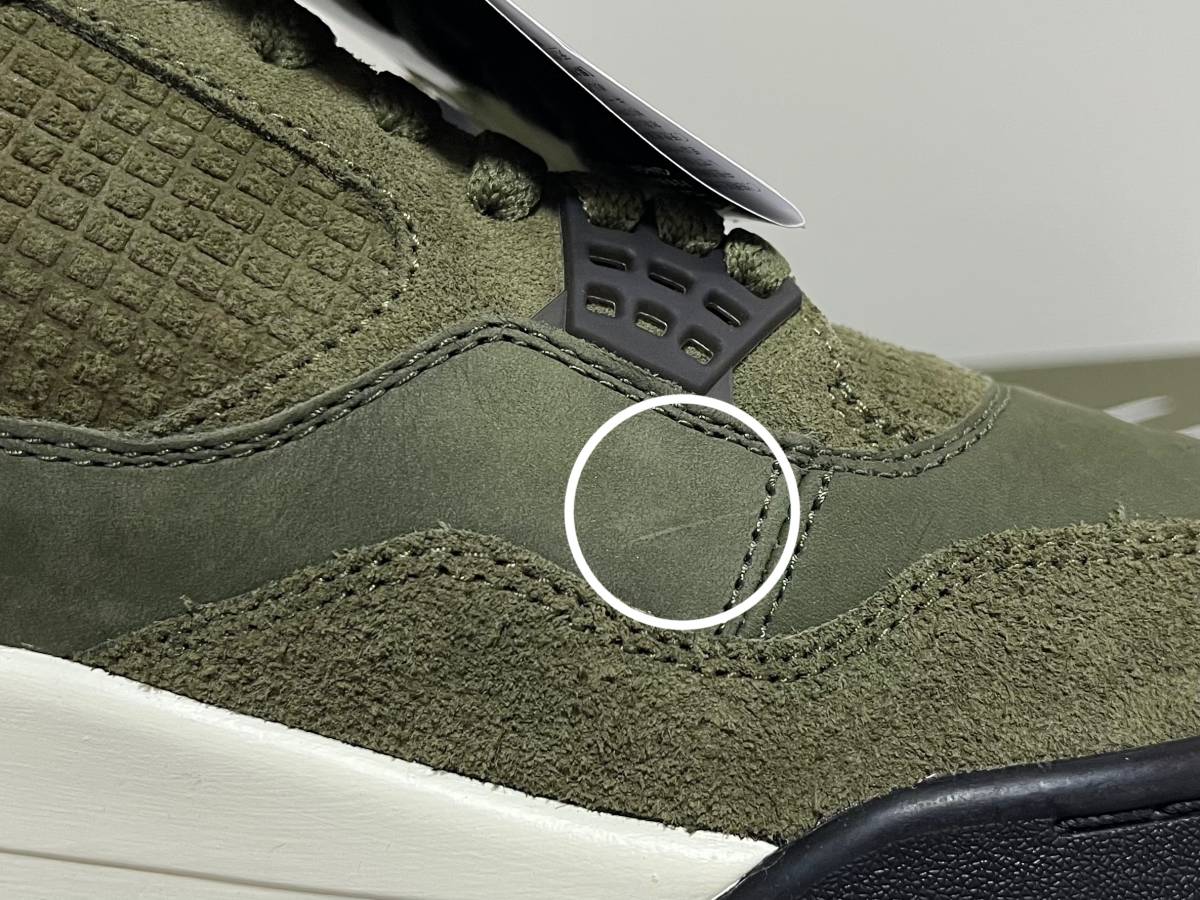 【送料無料】【新品】28.5cm　Nike Air Jordan 4 Retro SE Craft Olive ナイキ エアジョーダン4 レトロ SE クラフト オリーブ_画像7