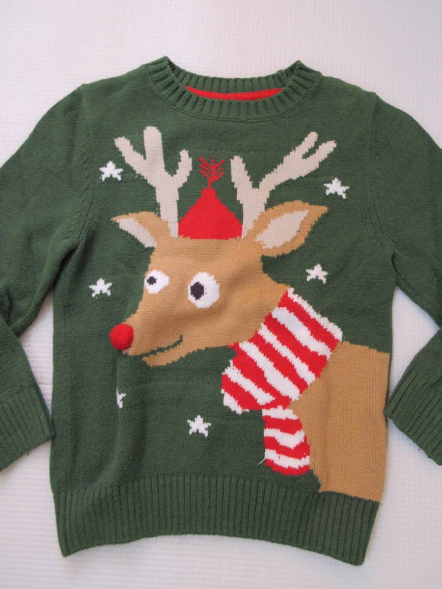 H&M エイチ＆エム 2点セット セーター クリスマス サンタ トナカイ（B48）_画像6