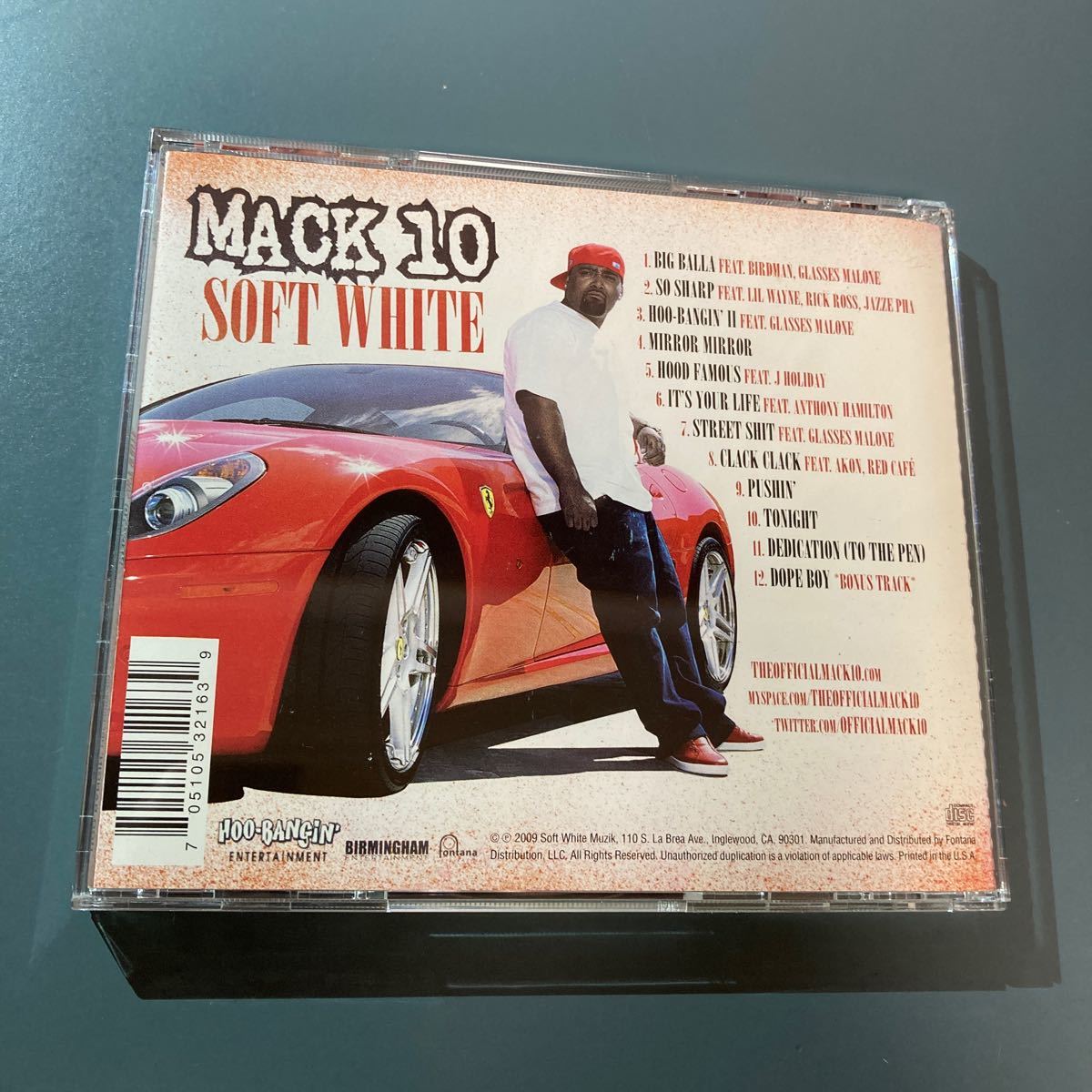 輸入盤CD★マック10 MACK 10 ／SOFT WHITE_画像2