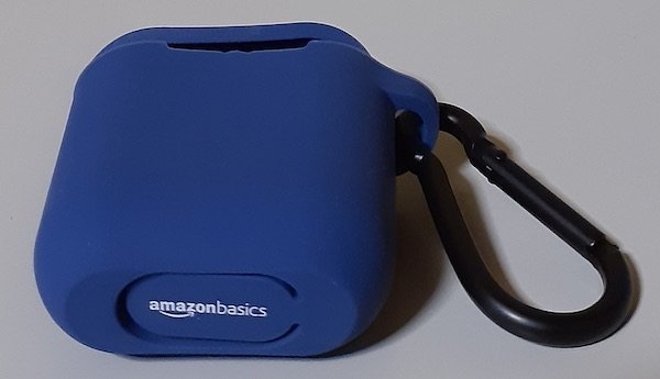 4058 未使用・未開封 AirPods1 AirPods2 対応 ケース Amazon Basics ネイビーカラー_画像3