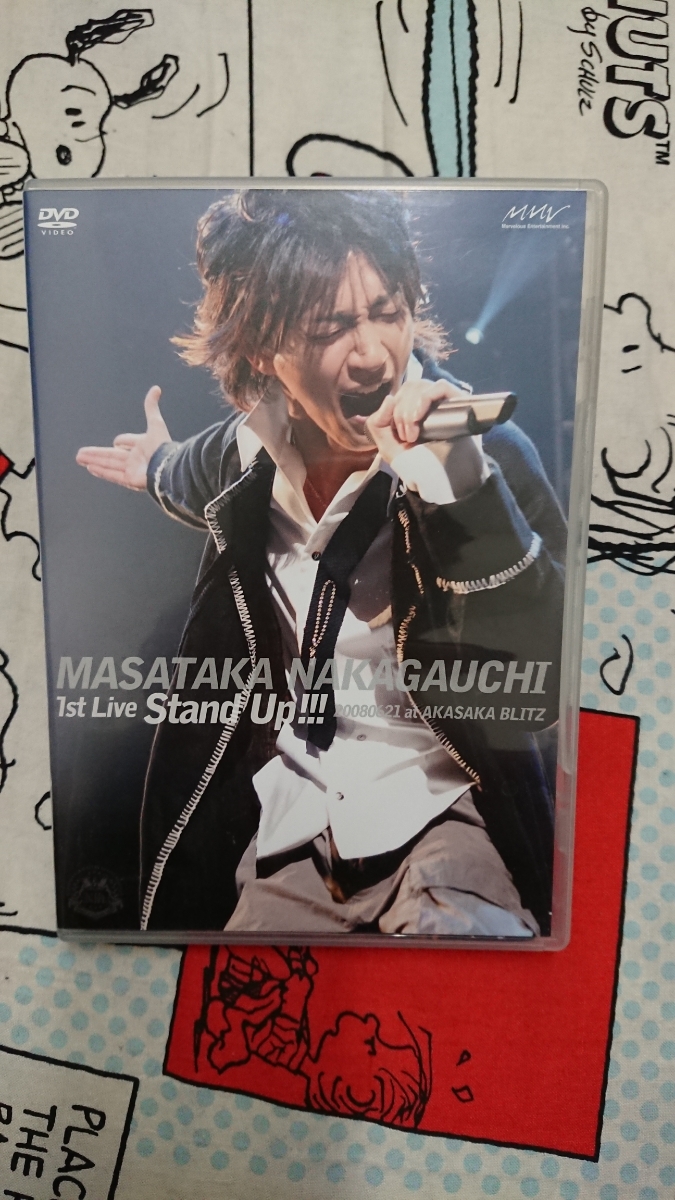 MASATAKA NAKAGAUCHI 1st LIVE Stand Up!20080621at AKASAKA BLITZ DVD_画像1