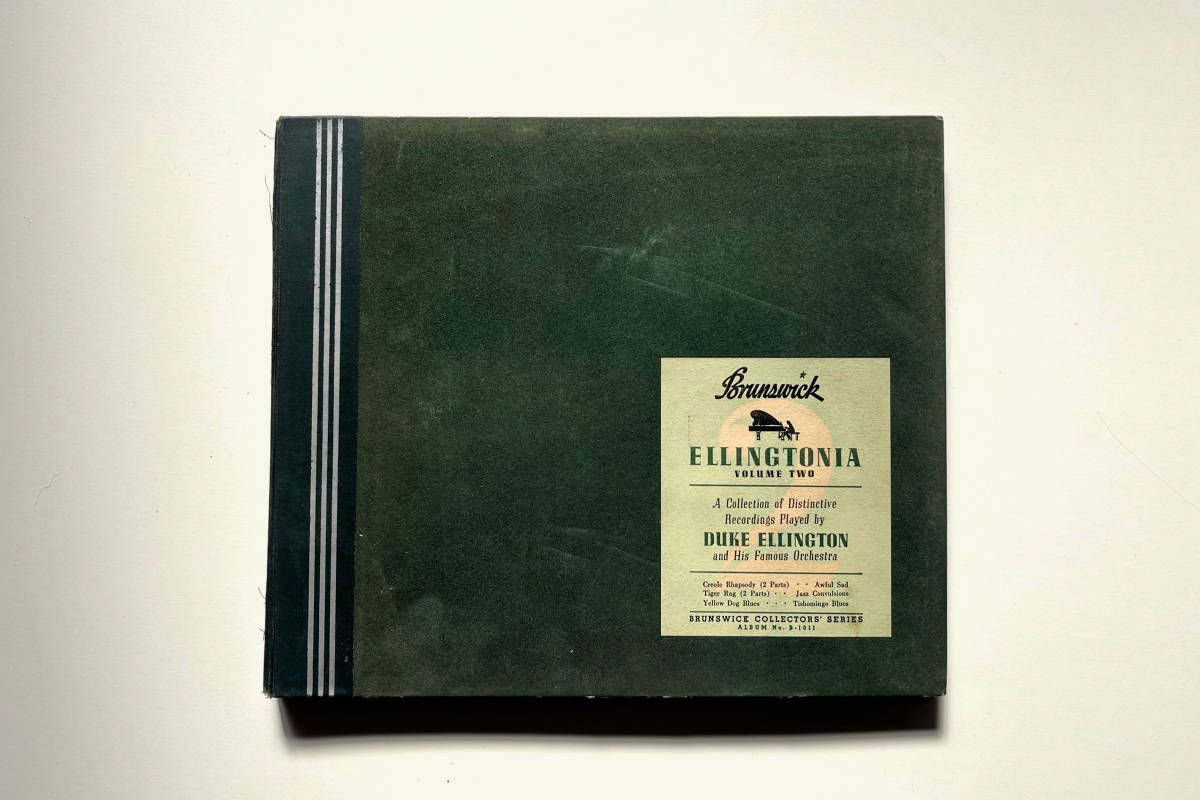 『DUKE ELLINGTON』米盤 BRUNSWICK SP盤 10inch 4枚組アルバム “ELLINGTONIA VOLUME TWO“ 78rpm 1944年 JAZZ…B-1011_画像1